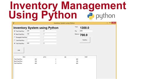So let's now do the coding. . Create a simple inventory management system in python